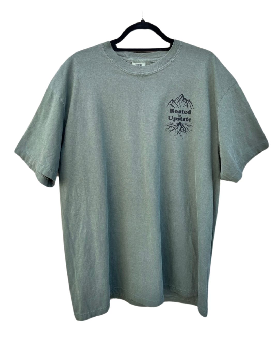 Rooted in Upstate T-Shirt Front/Back Logo - Comfort Colors