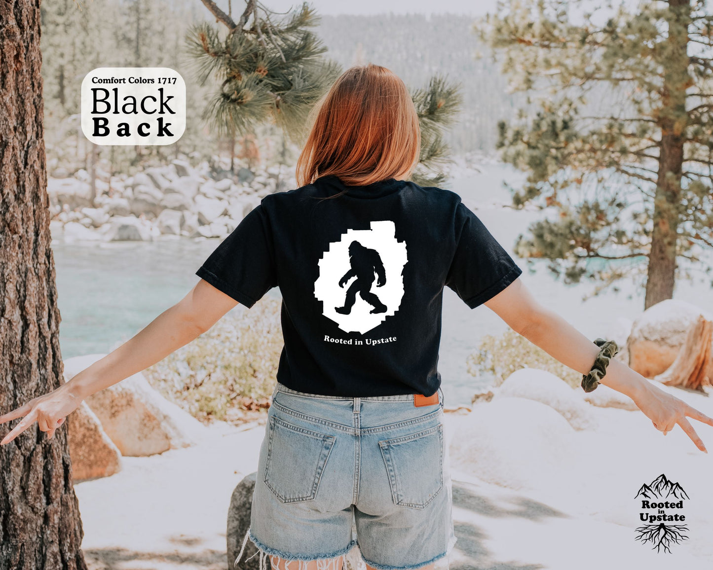 ADK & Bigfoot T-Shirt - Comfort Colors 1717