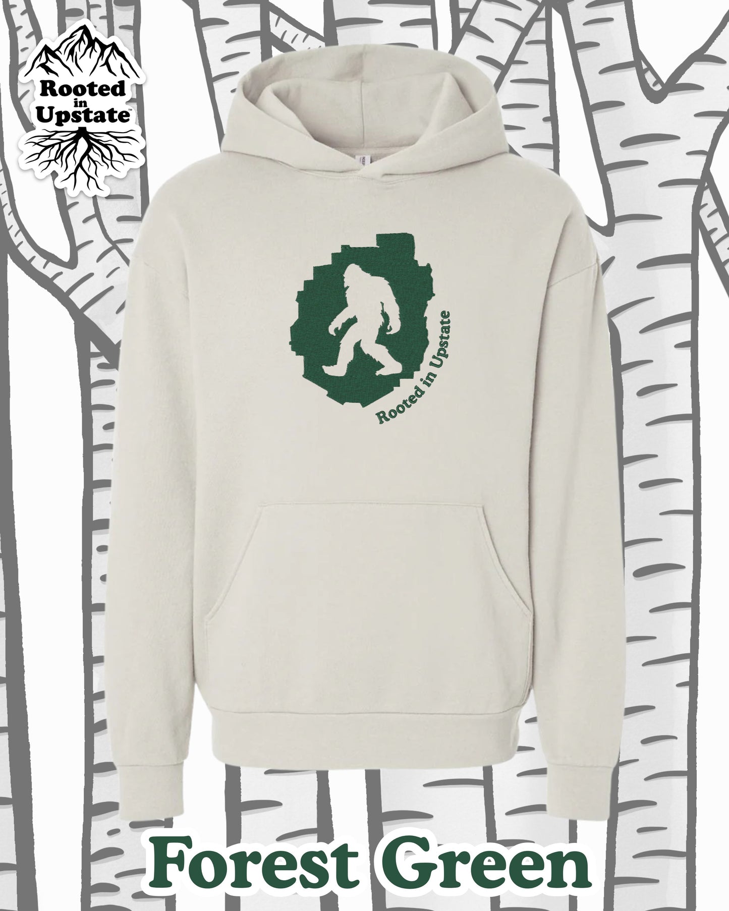 Big Foot Embroidered Sweatshirt - Ivory