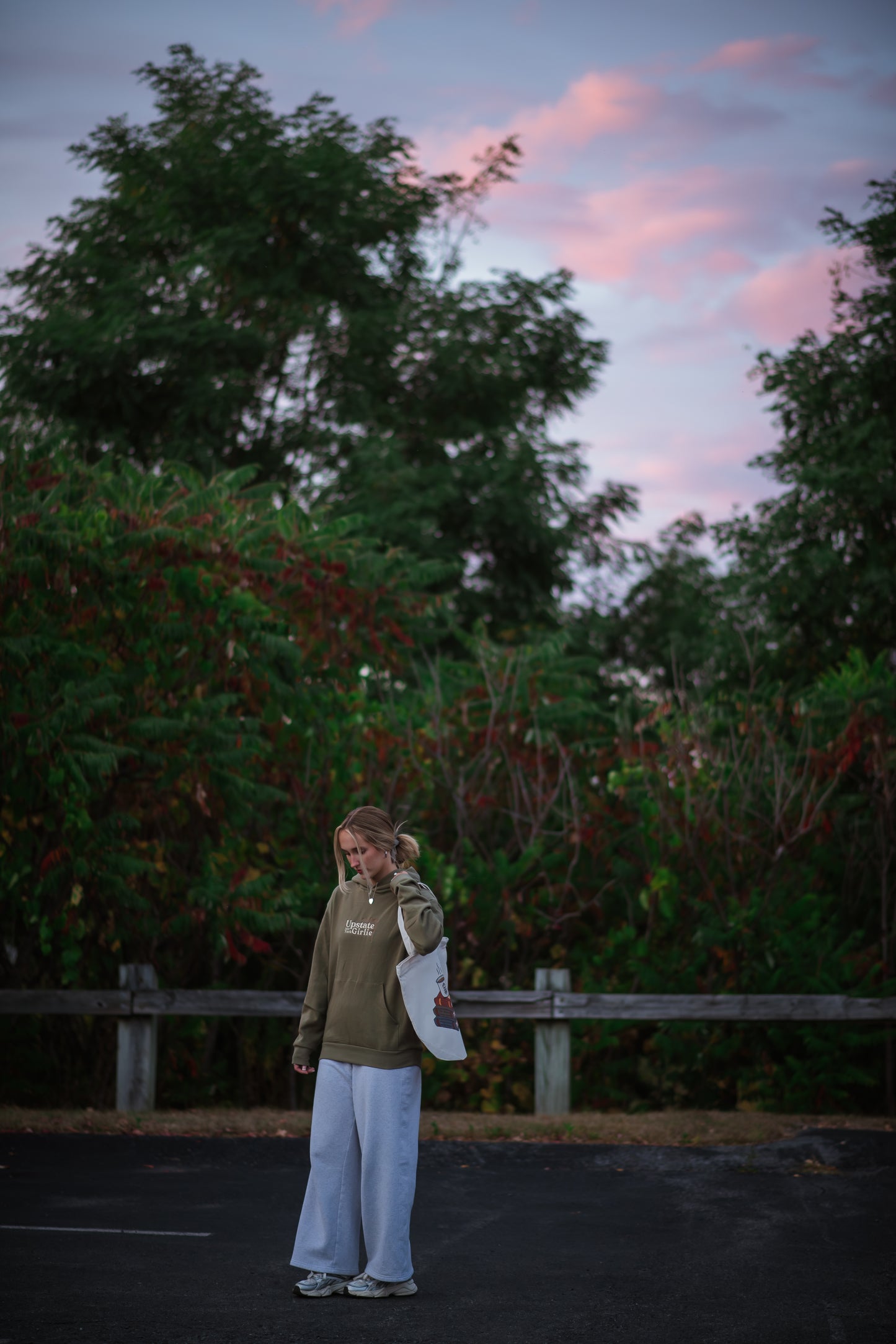 Upstate Girlie Embroidered Sweatshirt