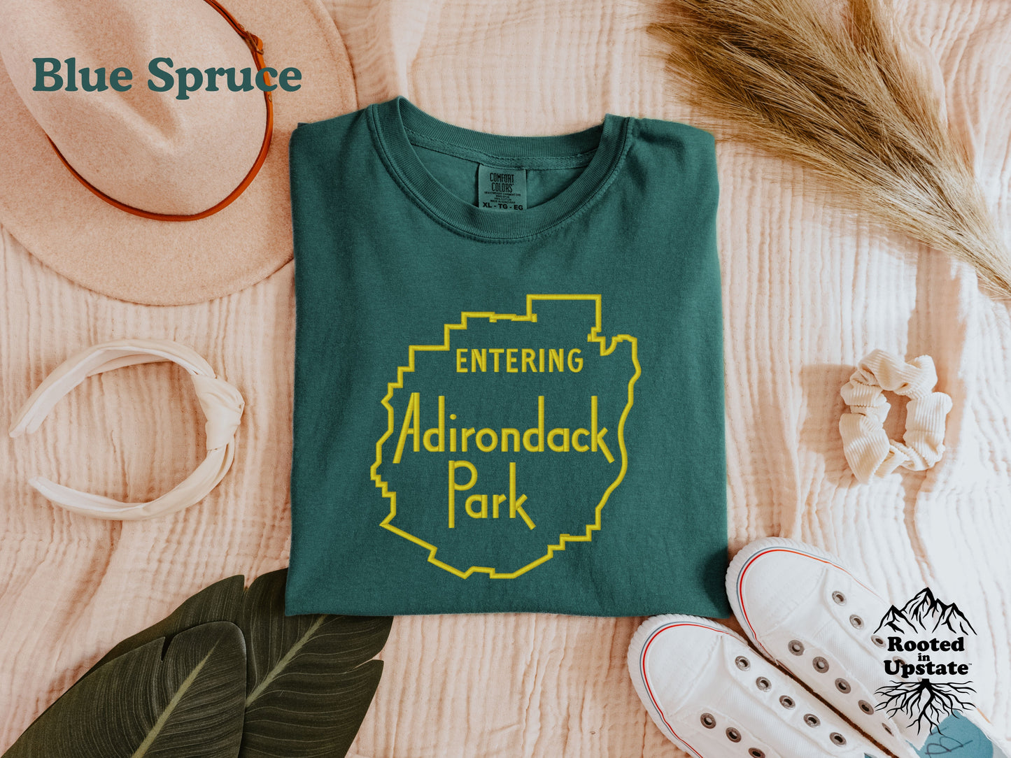 ADK Park Embroidered Tee - Comfort Colors