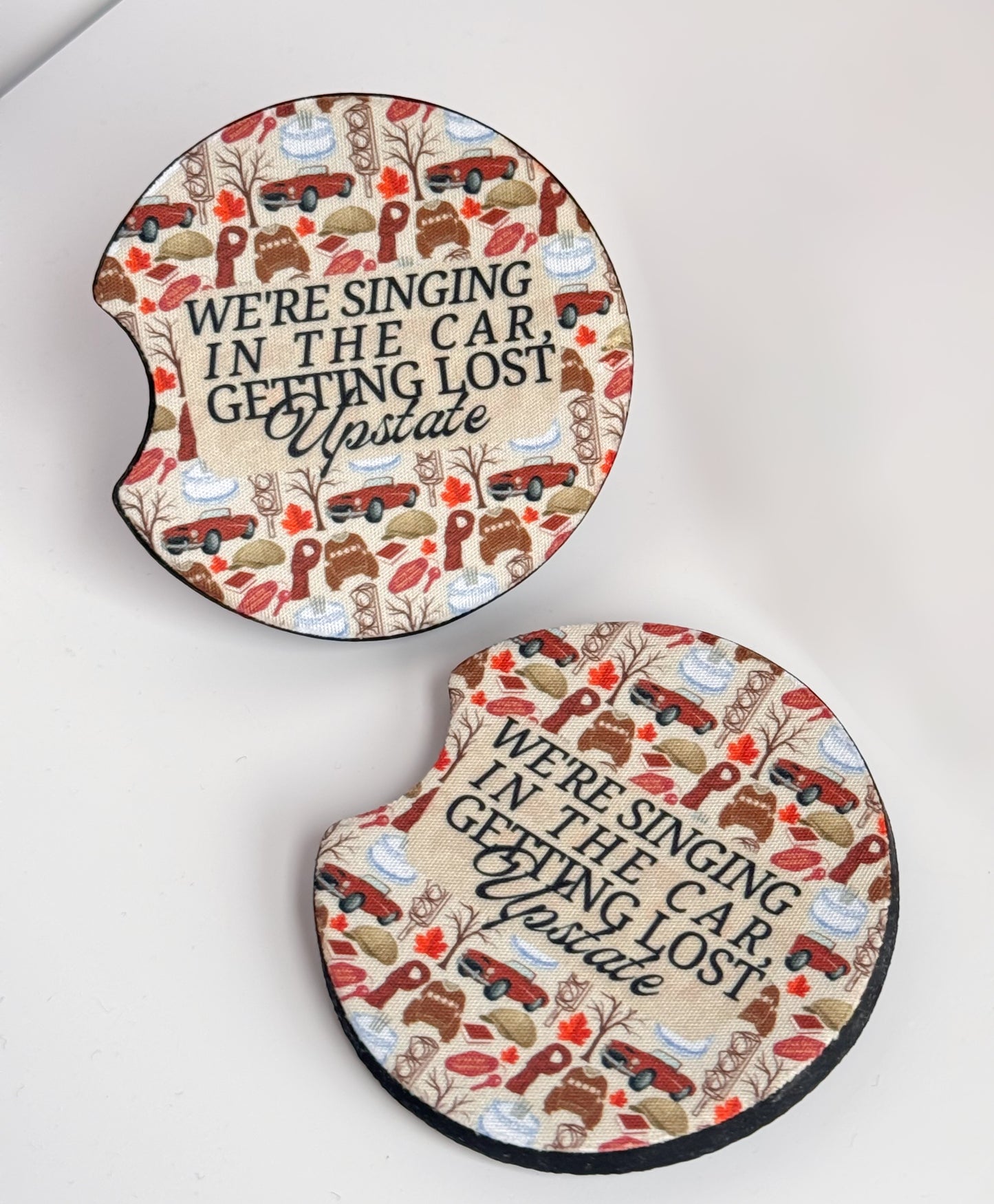 Lost Upstate Car Coasters