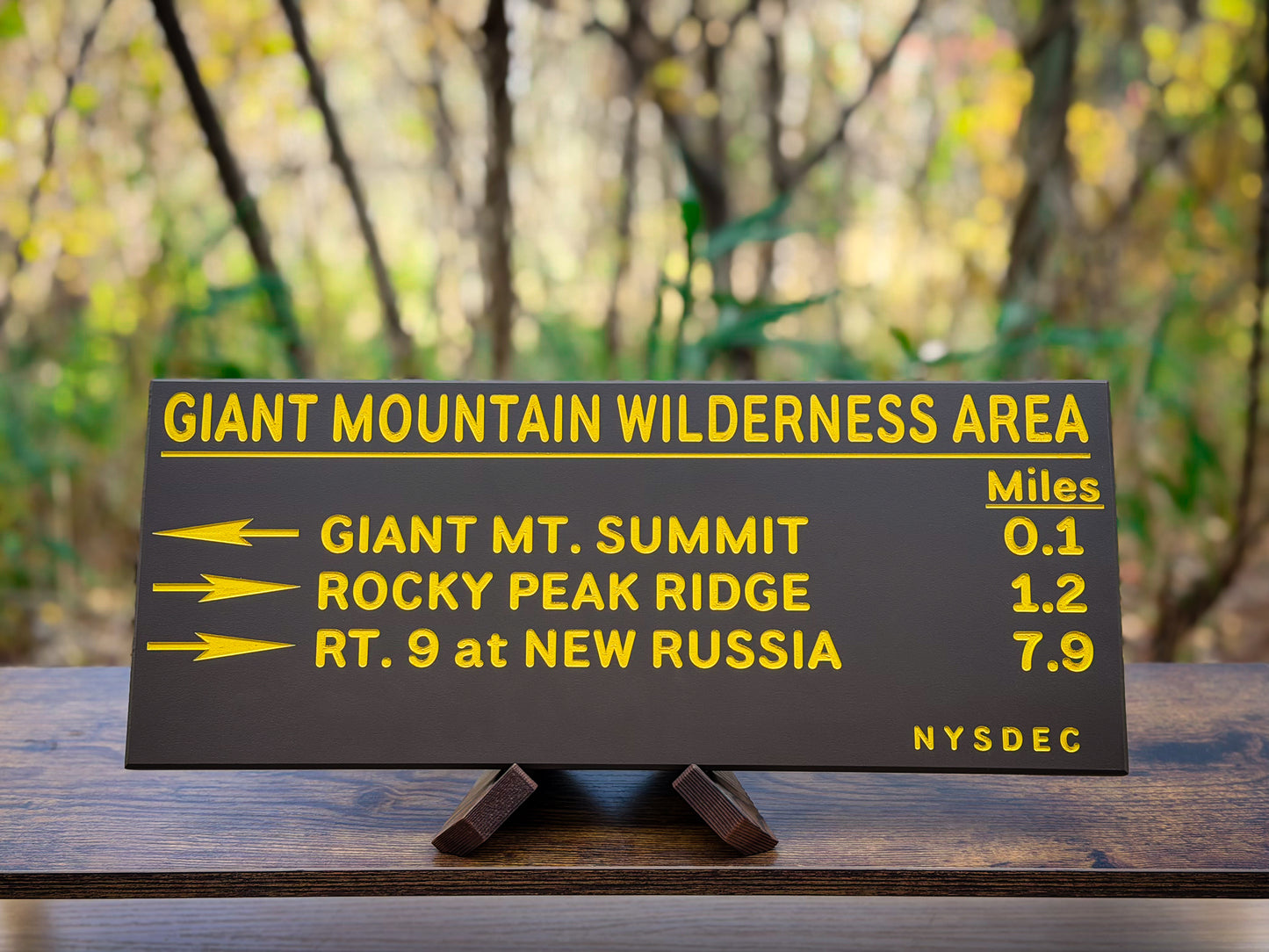 Giant & Rocky Peak Trail Sign