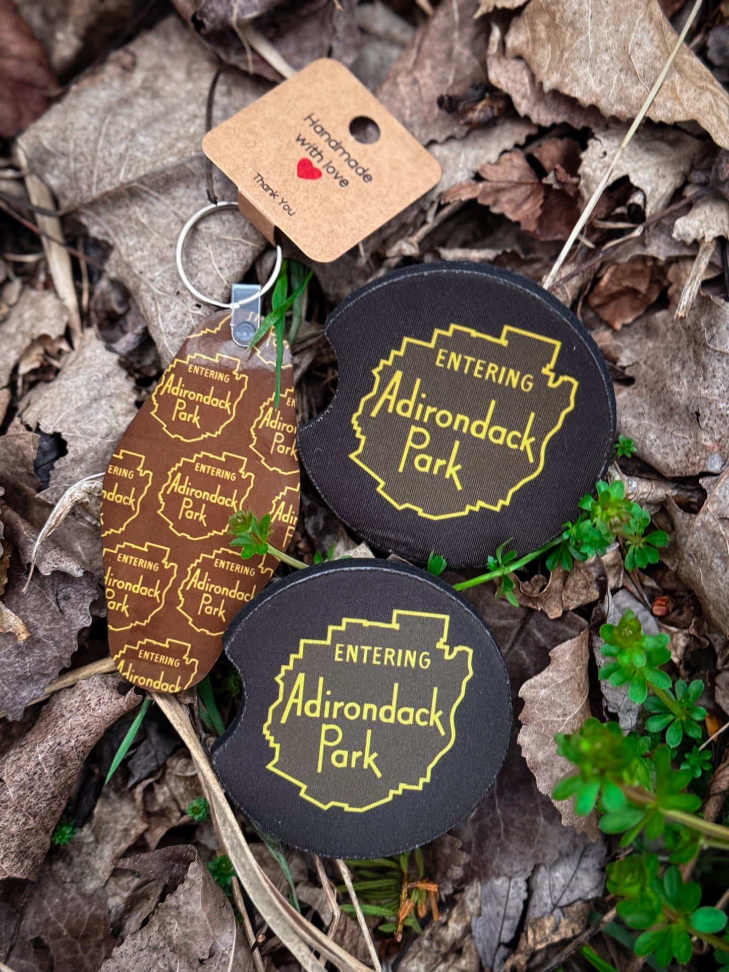 Adirondack Park Keychain & Car Coasters Bundle