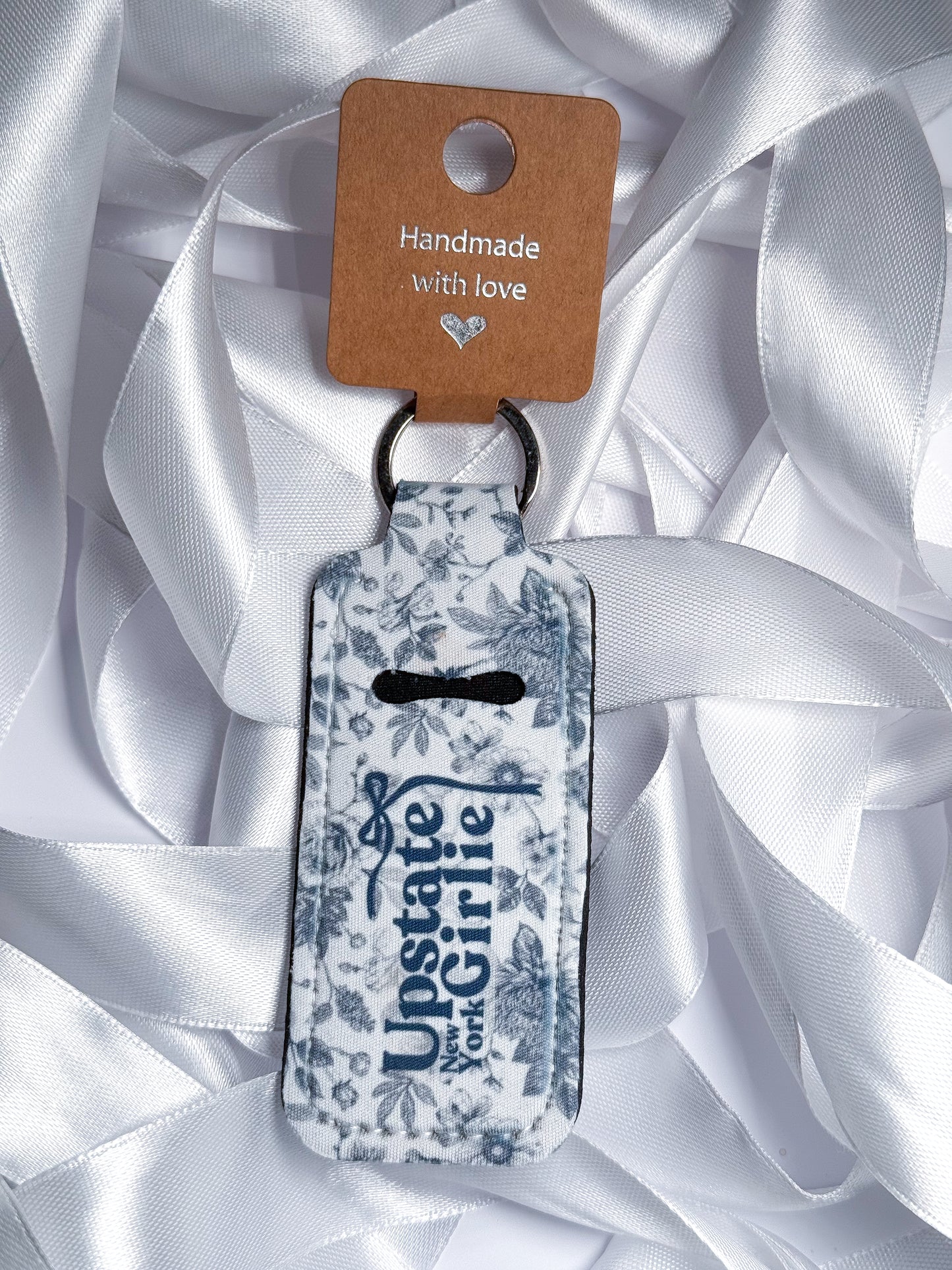 Upstate NY Girlie Lip Balm Keychain