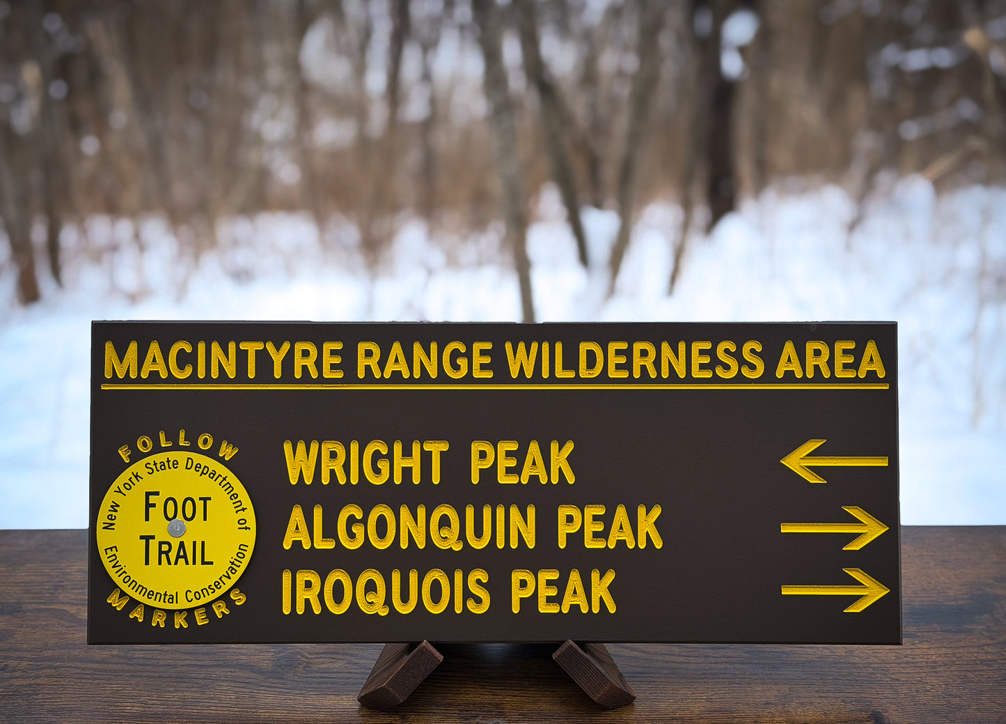 Macintyre Range Trail Sign