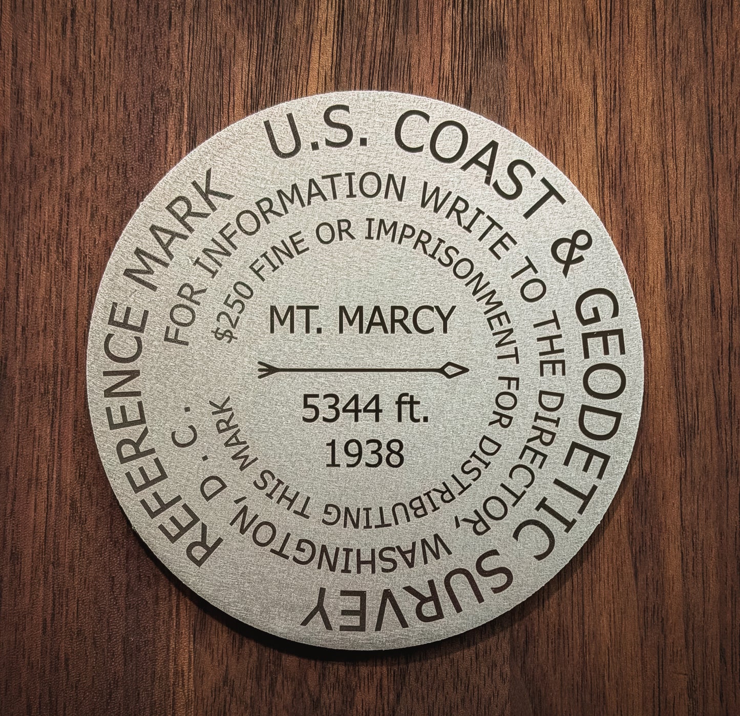 Mt. Marcy Summit Marker