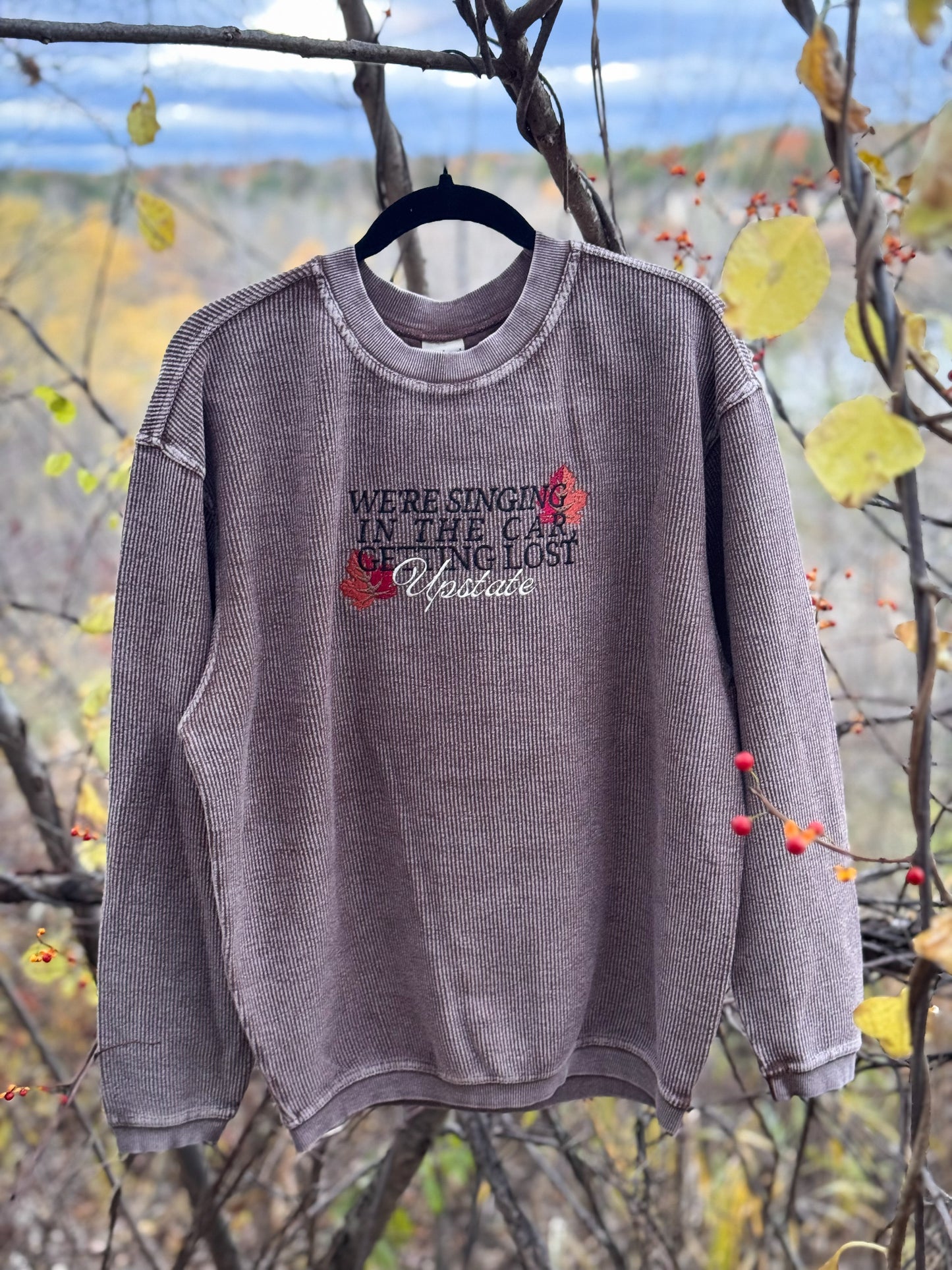 Lost Upstate Corded Crew (Espresso)