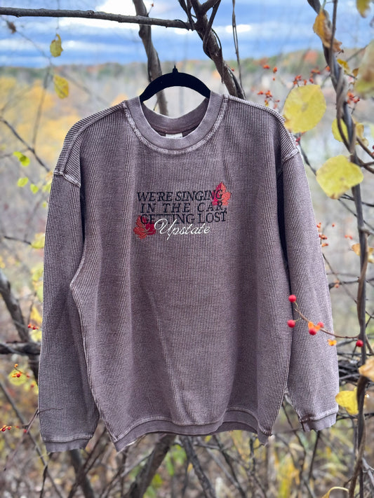 Lost Upstate Corded Crew (Espresso)