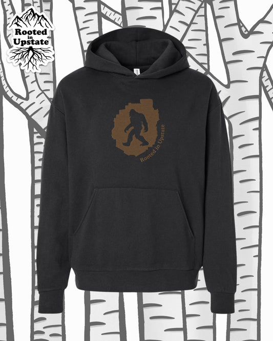 Big Foot Embroidered Sweatshirt - Black