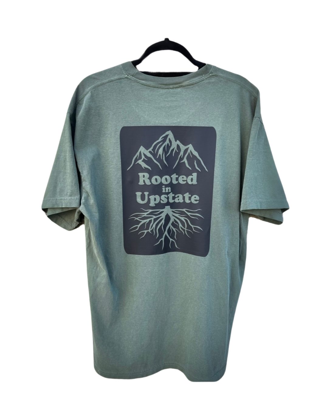 Rooted in Upstate T-Shirt Front/Back Logo - Comfort Colors