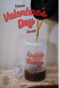 Upstate NY is for Lovers | 16 oz Frosted Glass Tumbler