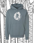 Big Foot Embroidered Sweatshirt - Slate Blue
