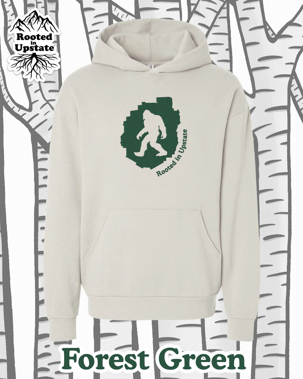 Big Foot Embroidered Sweatshirt - Ivory