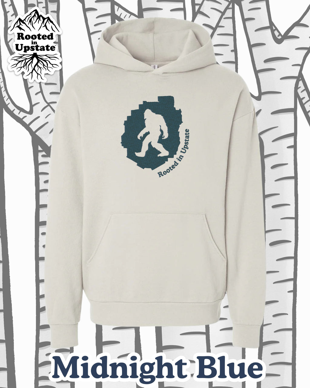 Big Foot Embroidered Sweatshirt - Ivory