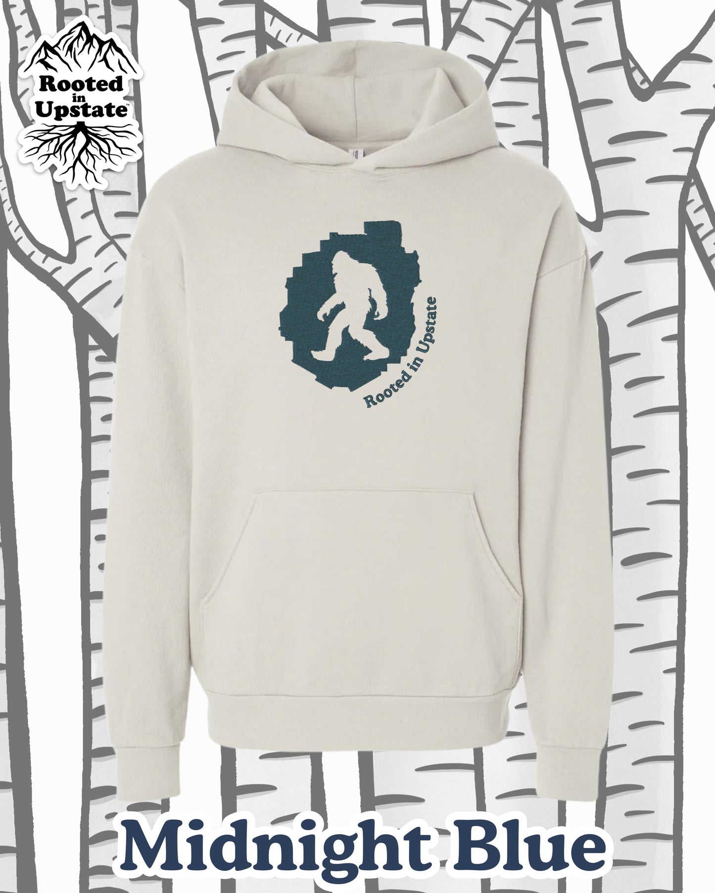 Big Foot Embroidered Sweatshirt - Ivory