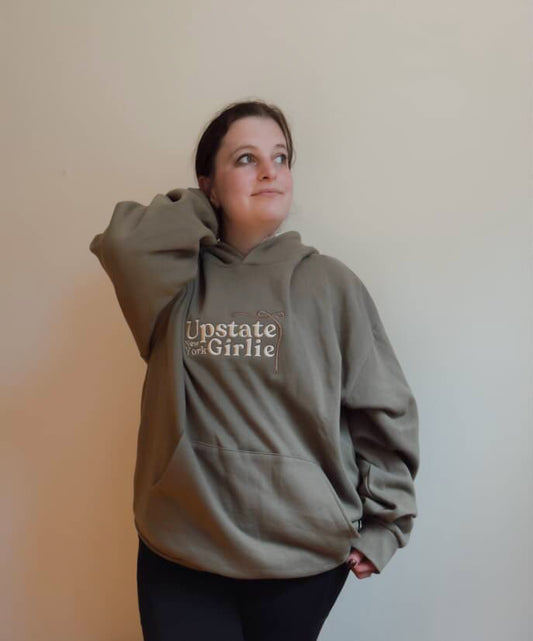 Upstate Girlie Embroidered Sweatshirt