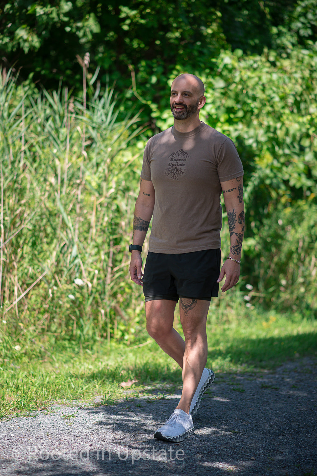 Rooted in Upstate Embroidered Tee - 𝐃𝐨𝐮𝐛𝐥𝐞 𝐄𝐬𝐩𝐫𝐞𝐬𝐬𝐨