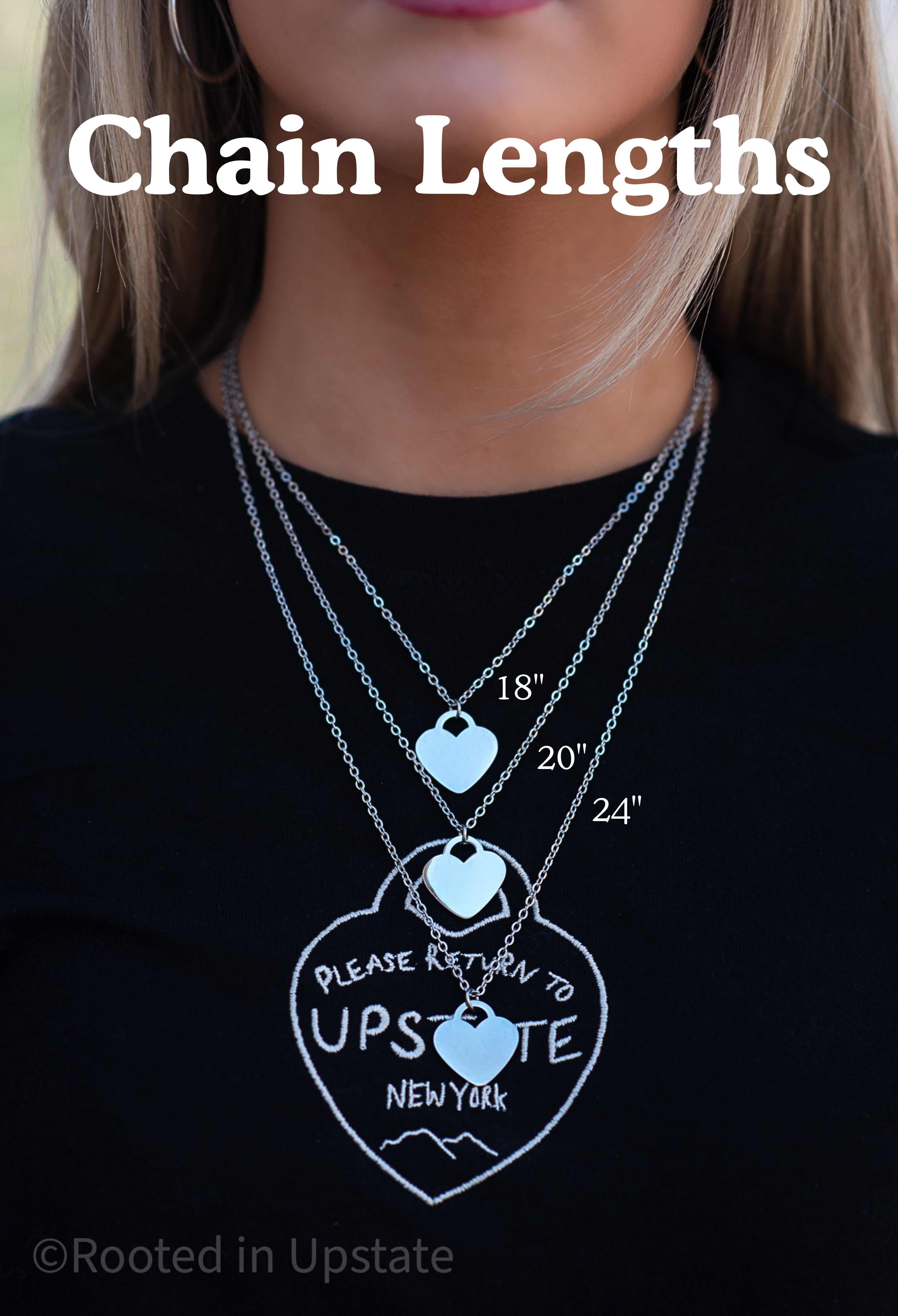 Return to SARATOGA™ Stainless Steel Necklaces