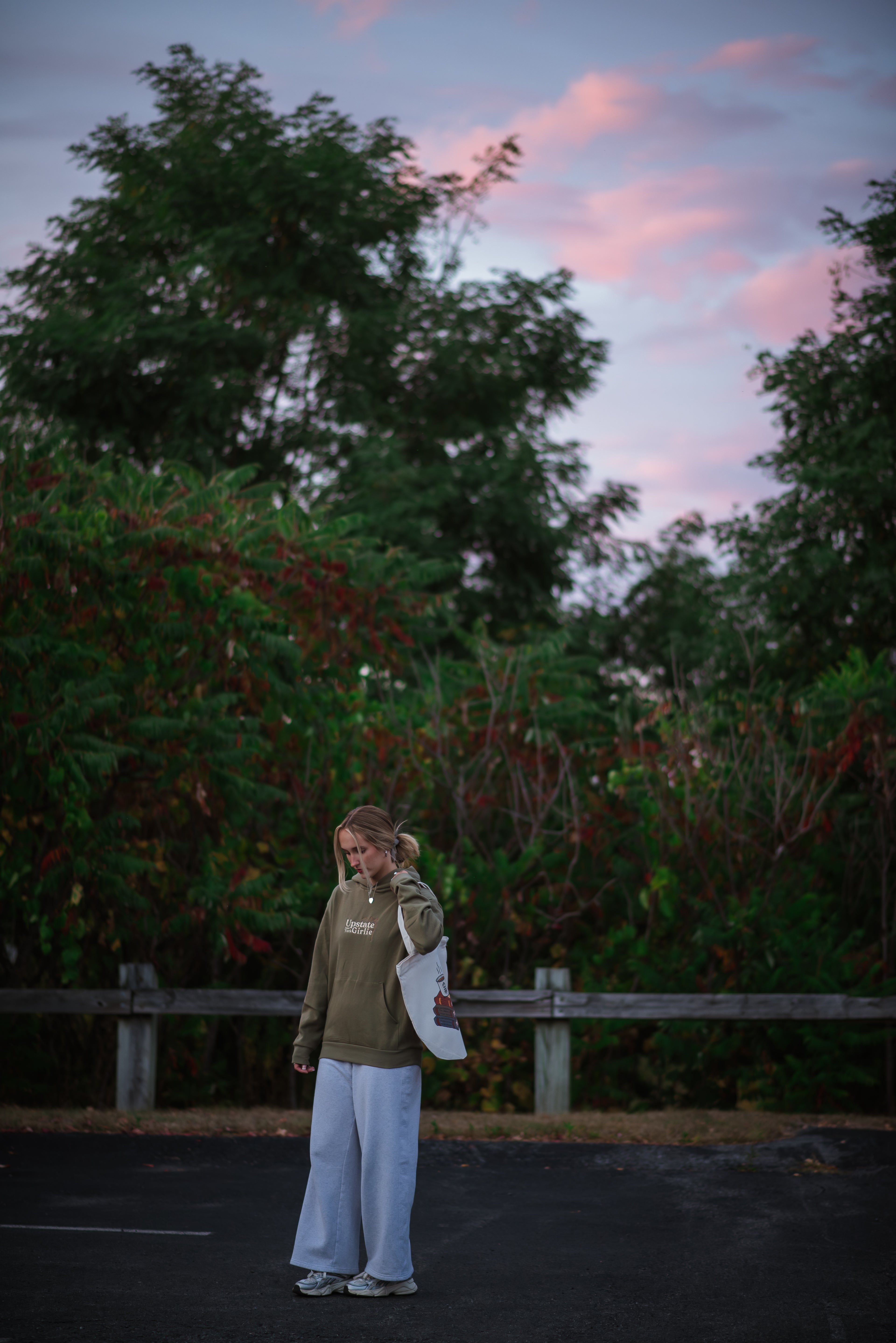 Upstate Girlie Embroidered Sweatshirt