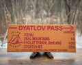 Dyatlov Pass Trail Sign
