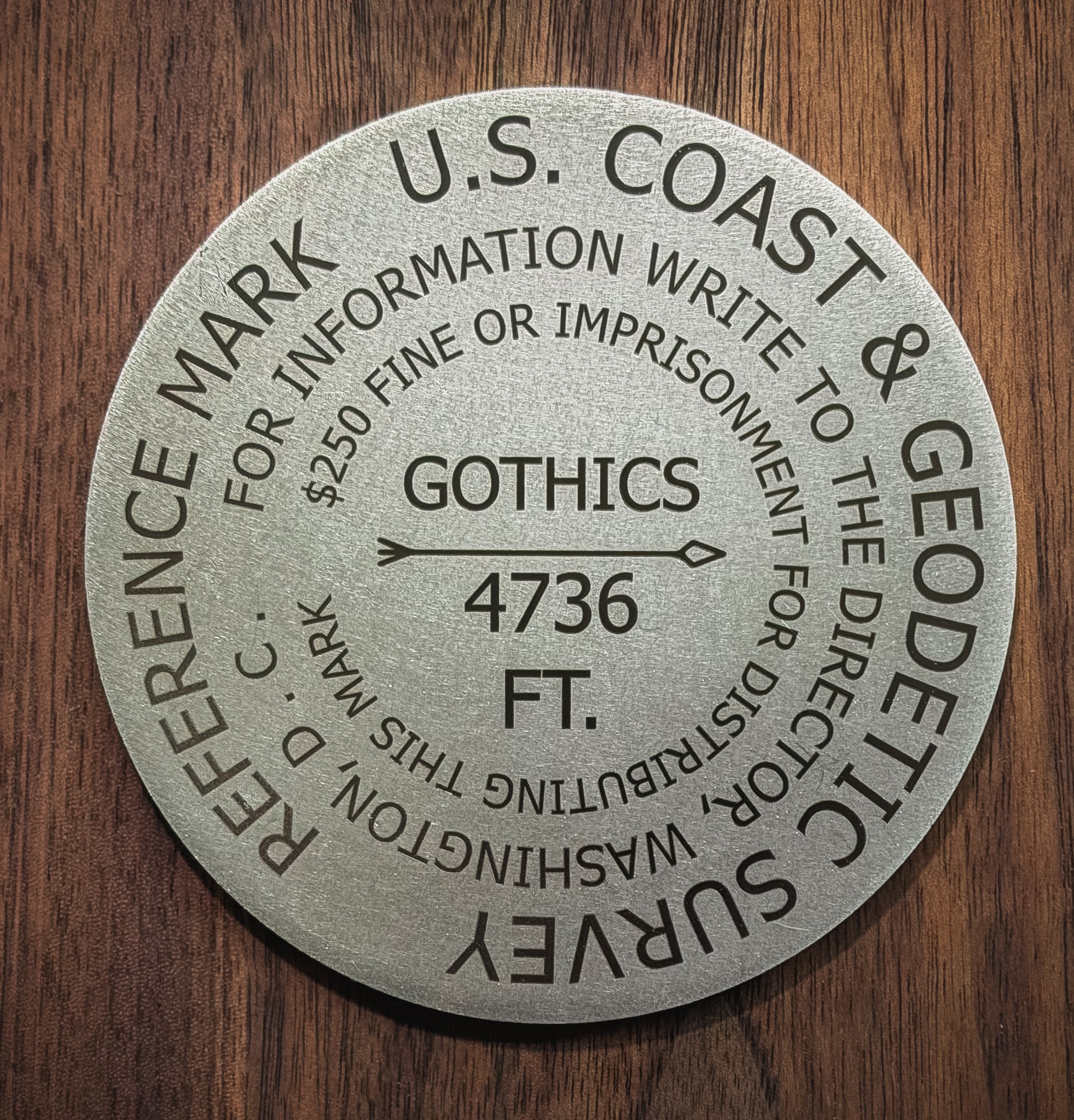Gothics Summit Marker