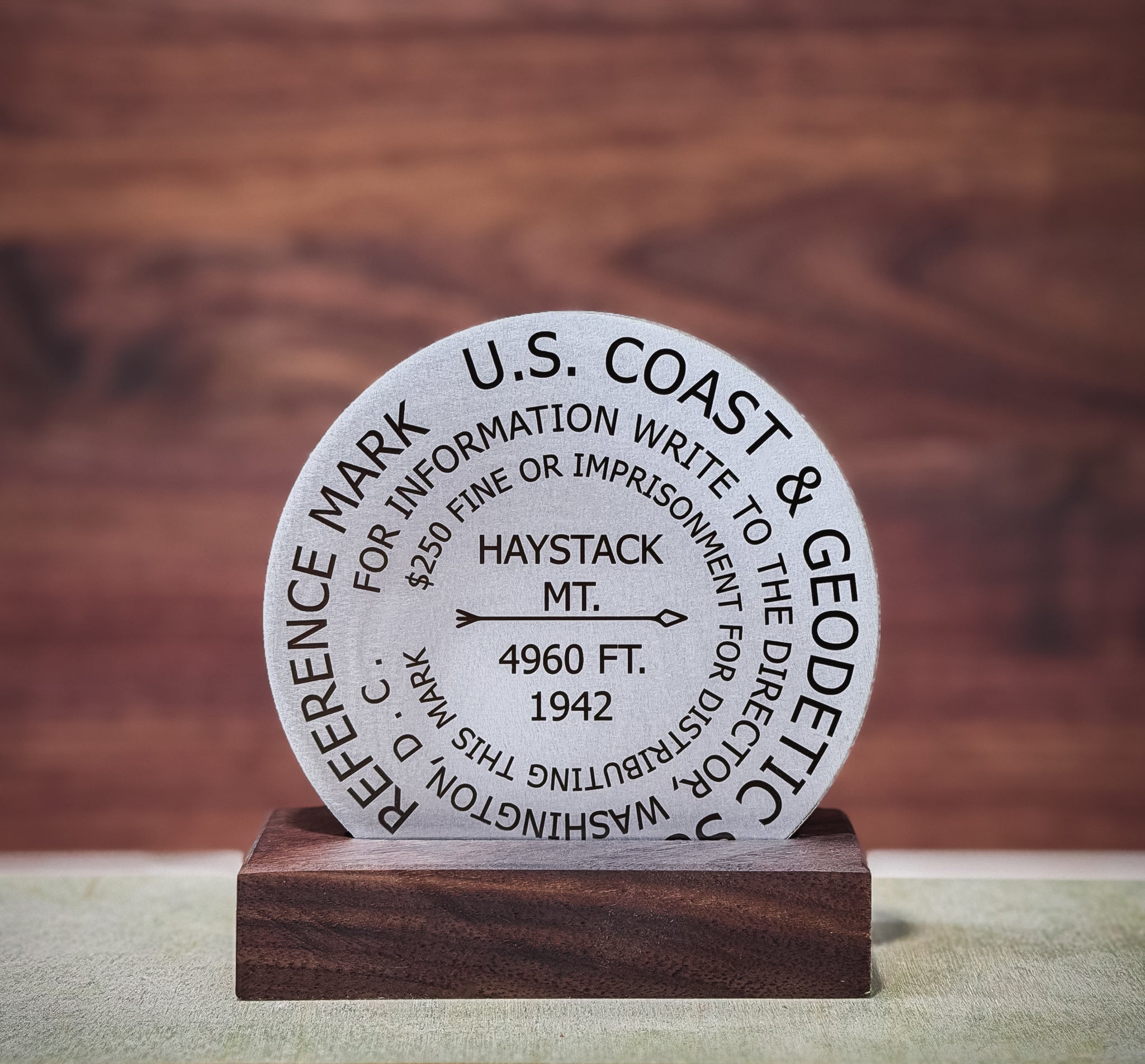 Haystack Mt. Summit Marker – Rooted in Upstate