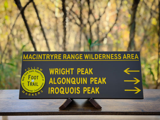 Macintyre Range Trail Sign