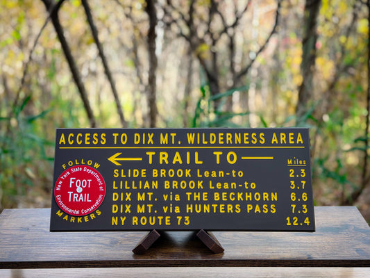 Dix Range Trail Sign