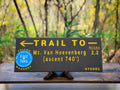 Van Hoevenburg Trail Sign