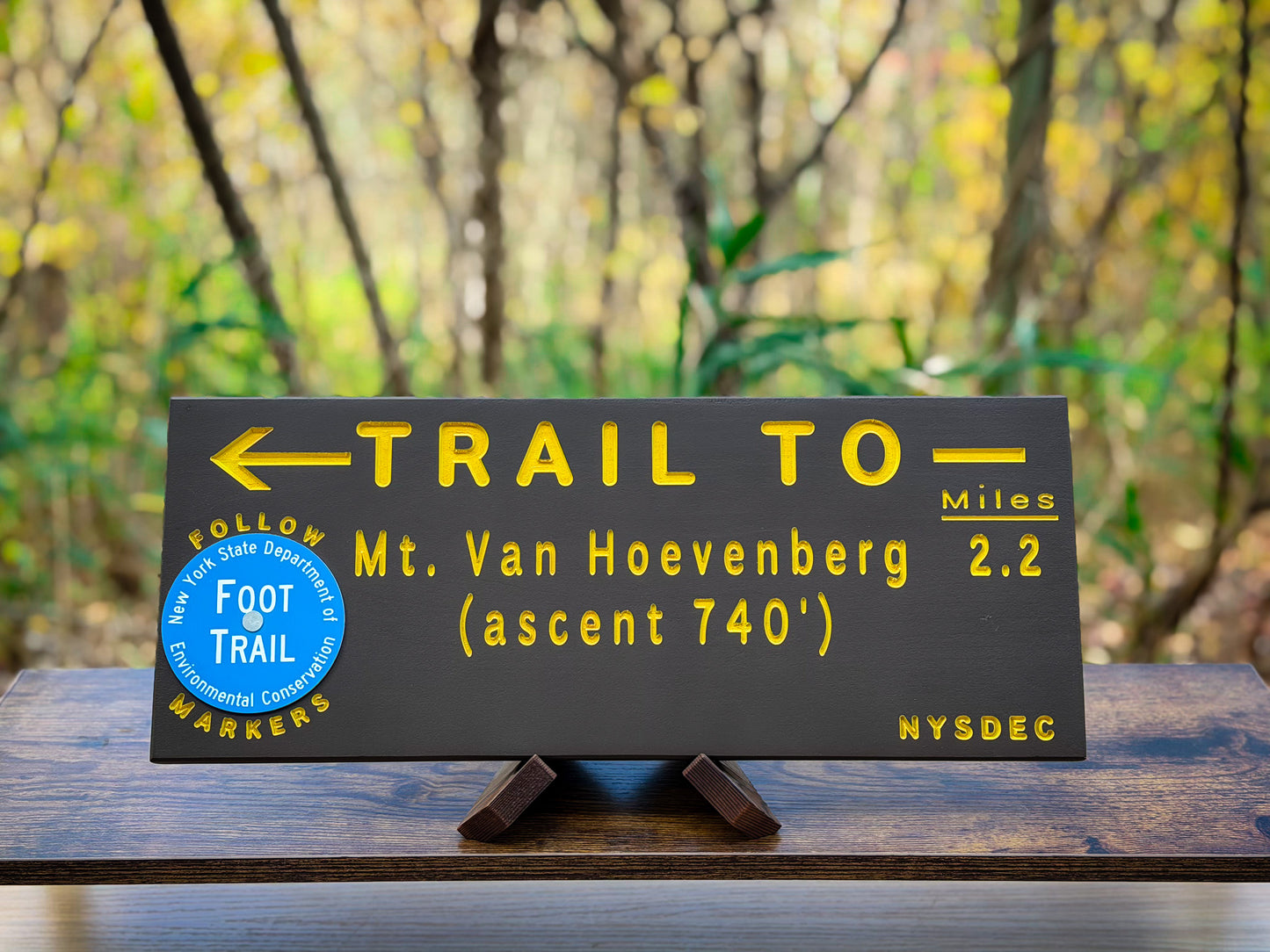 Van Hoevenburg Trail Sign