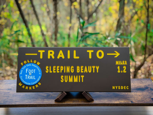 Sleeping Beauty Trail Sign