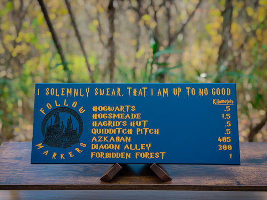 Harry Potter trail sign