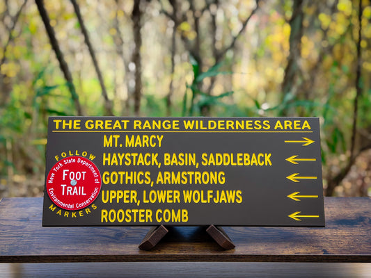 The Great Range Trail Sign
