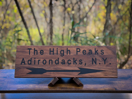 ADK High Peaks Sign