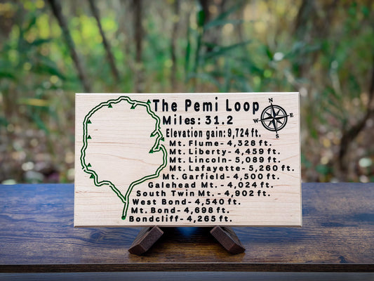 The Pemi Loop "All Trails" Sign