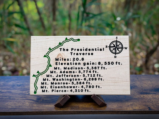 Presidential Traverse "All Trails" Sign