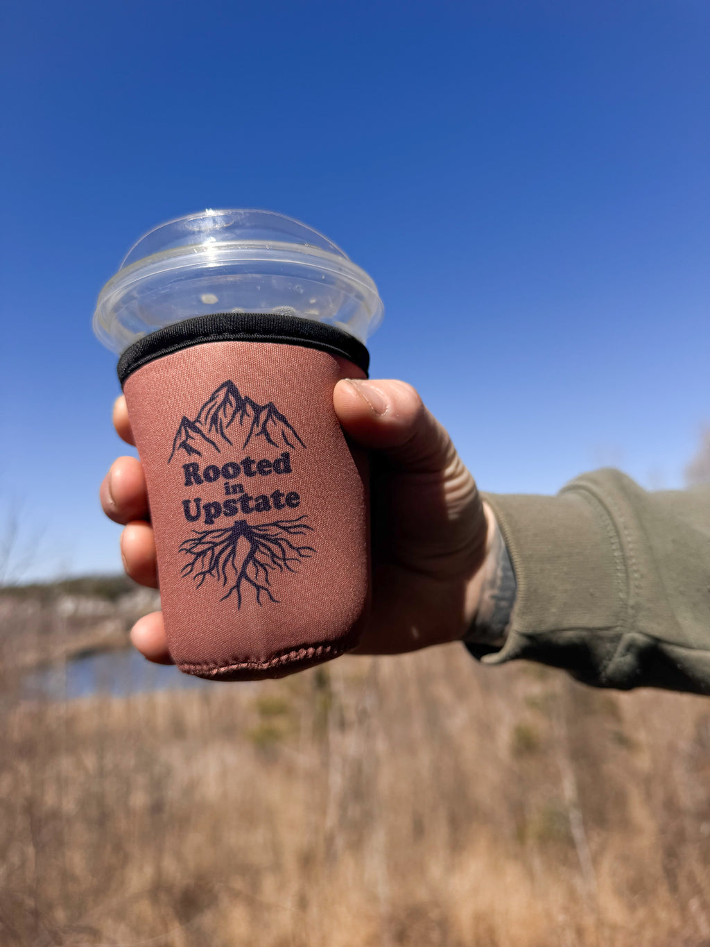 Rooted in Upstate Iced Coffee Sleeve