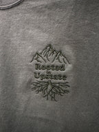 Rooted in Upstate Chest Logo Embroidered Tee - Comfort Colors