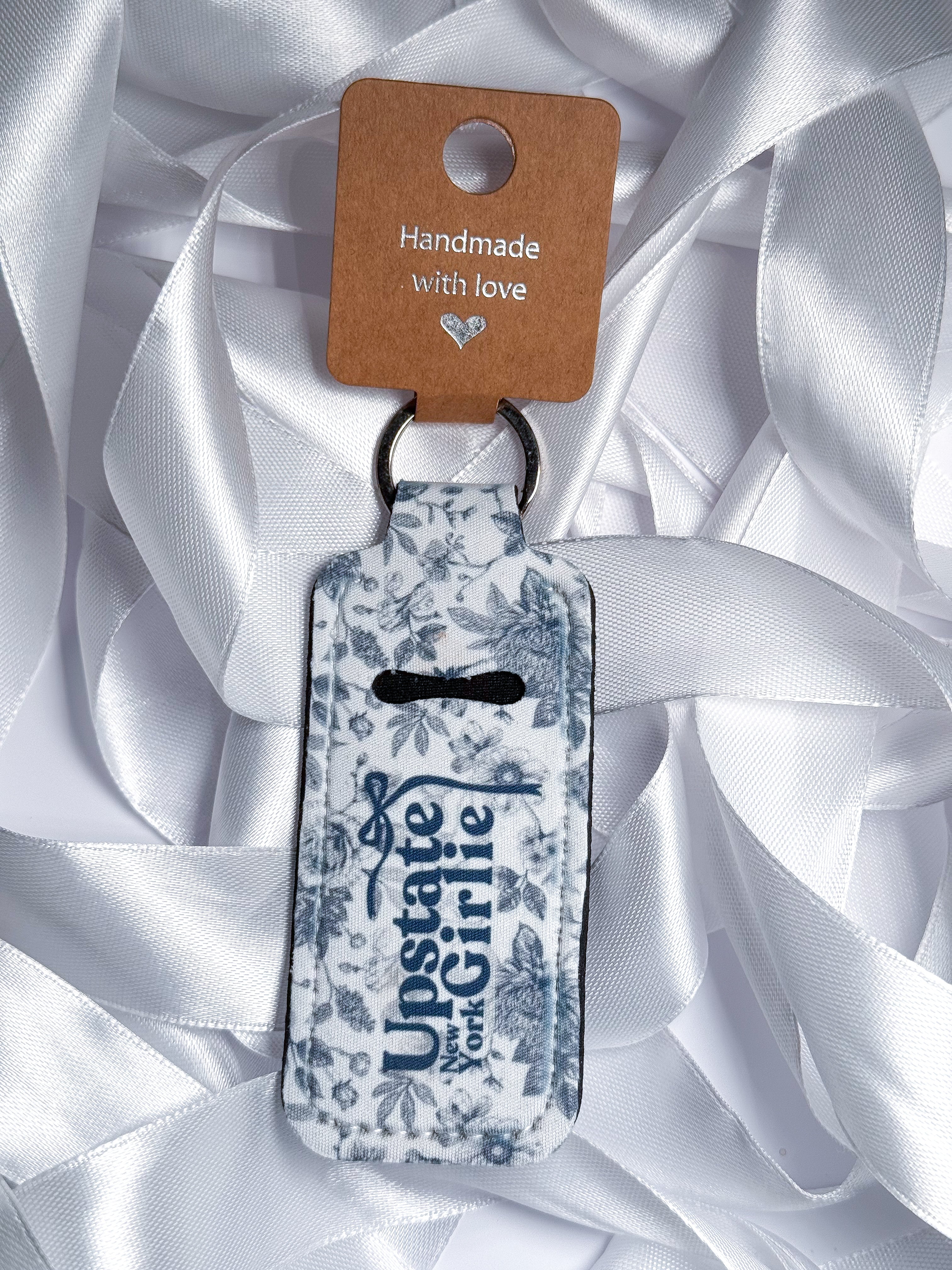 Upstate NY Girlie Lip Balm Keychain