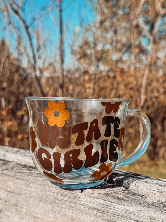 Upstate Girlie Glass Mug