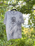 Rooted in Upstate Embroidered Tee - Comfort Colors Smoke