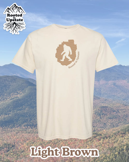 Big Foot & ADK Embroidered Tee - Ivory