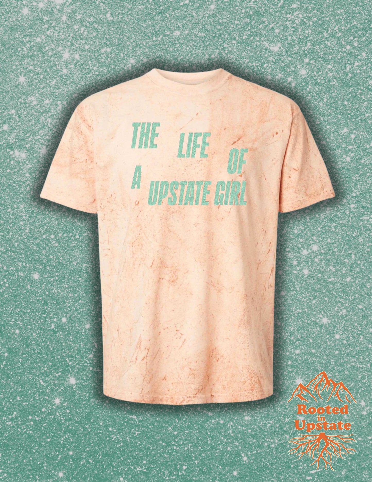 The Life of a Upstate Girl Embroidered Tee✨🧡