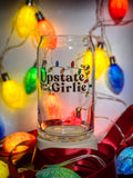 Upstate Girlie Holiday Lights - 16 oz Glass