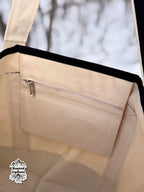 Upstate Girlie™ Holiday Lights Large Canvas Tote