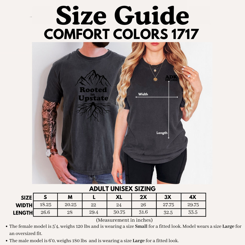 ADK Park Embroidered Tee - Comfort Colors