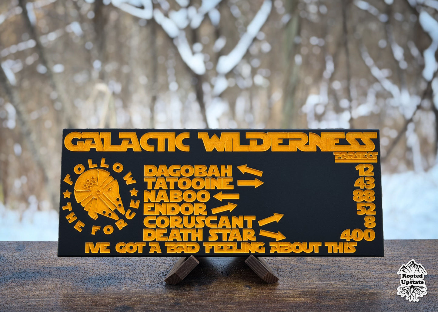 Galactic Wilderness Trail Sign