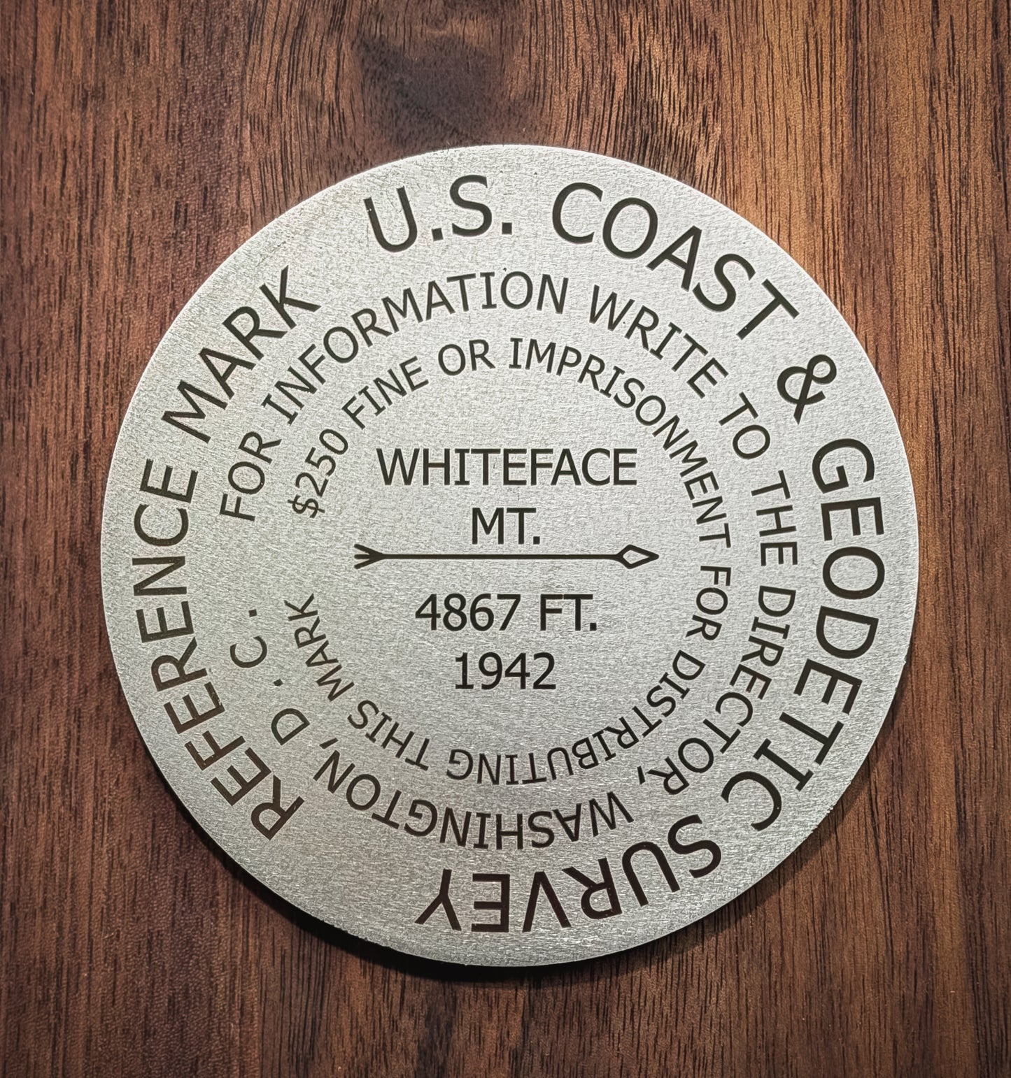 Whiteface Mt. Summit Marker