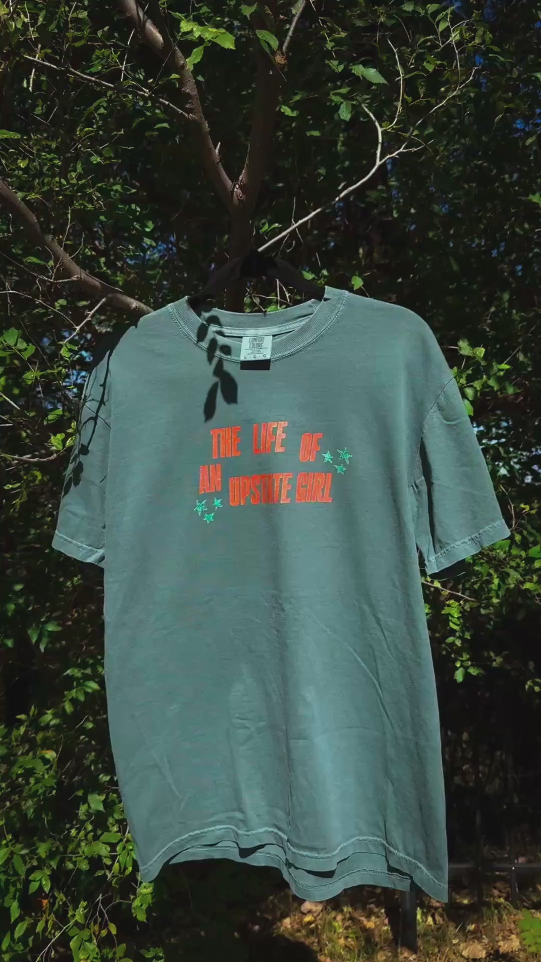 THE LIFE OF AN UPSTATE GIRL DTF Print Tee ✨🧡